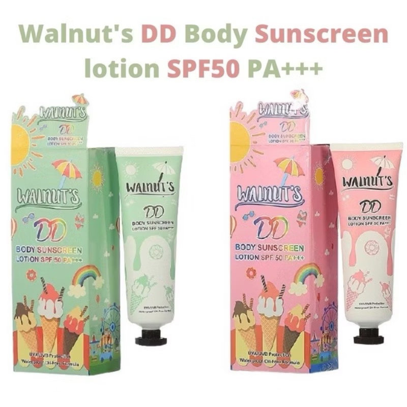 WALNUT’S DD BODY SUNSCREEN LOTION SPF50 PA++ ORIGINAL THAILAND