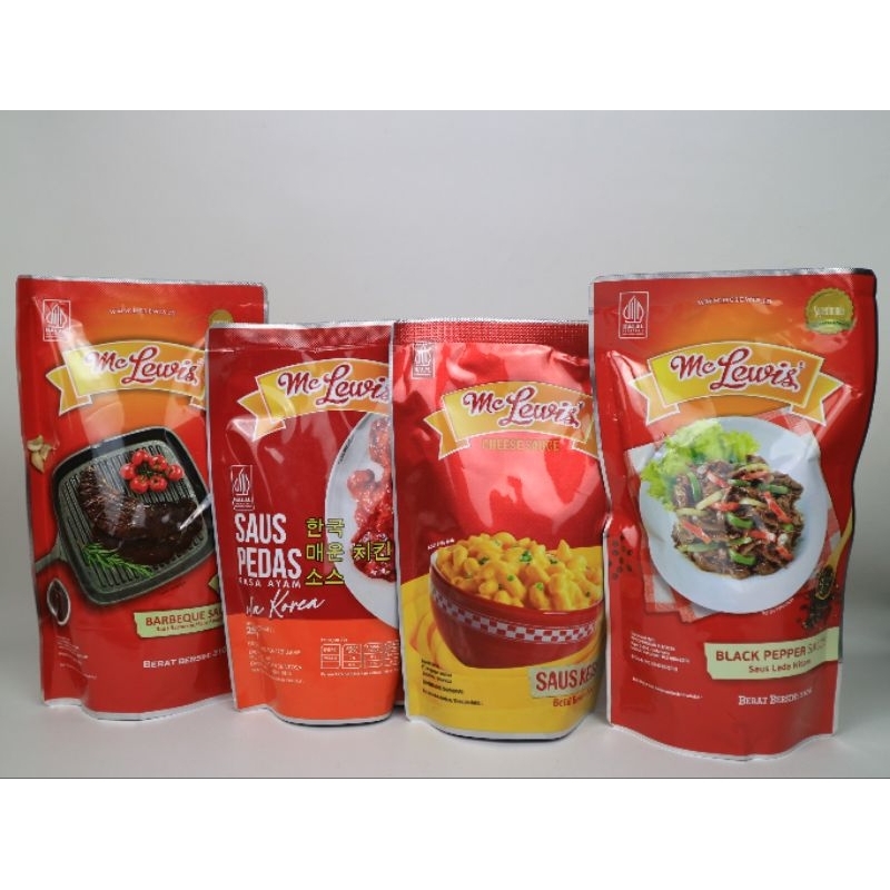 

PROMO BUNDLING MCLEWIS (BLACKPAPER, BBQ, SAOS KEJU, SAOS PEDAS ALA KOREA) Masing" 1Pcs