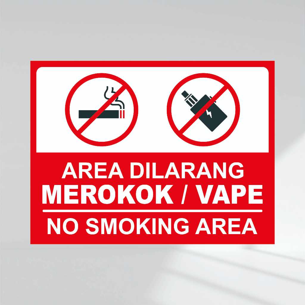 

STIKER AREA DILARANG M3R0K0K / V4P3