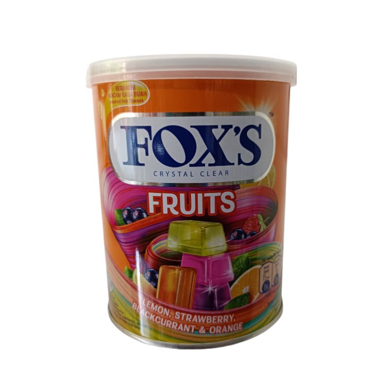 

Permen Fox Crystal Clear Rasah Buah 180gr