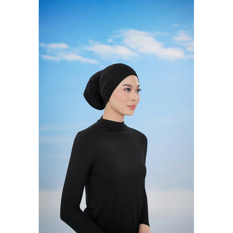 New Buttonscarves Cap Inner Bslady Dalaman Kerudung Scarf