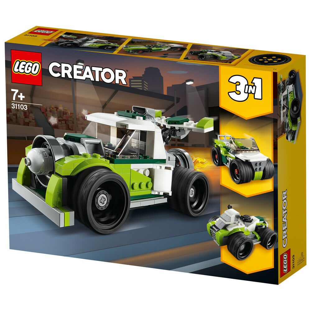 LEGO Creator 3 in 1 - 31103 Rocket Truck Set Building Kid Toy Basic Brick Model Motorcar Jet Engine 