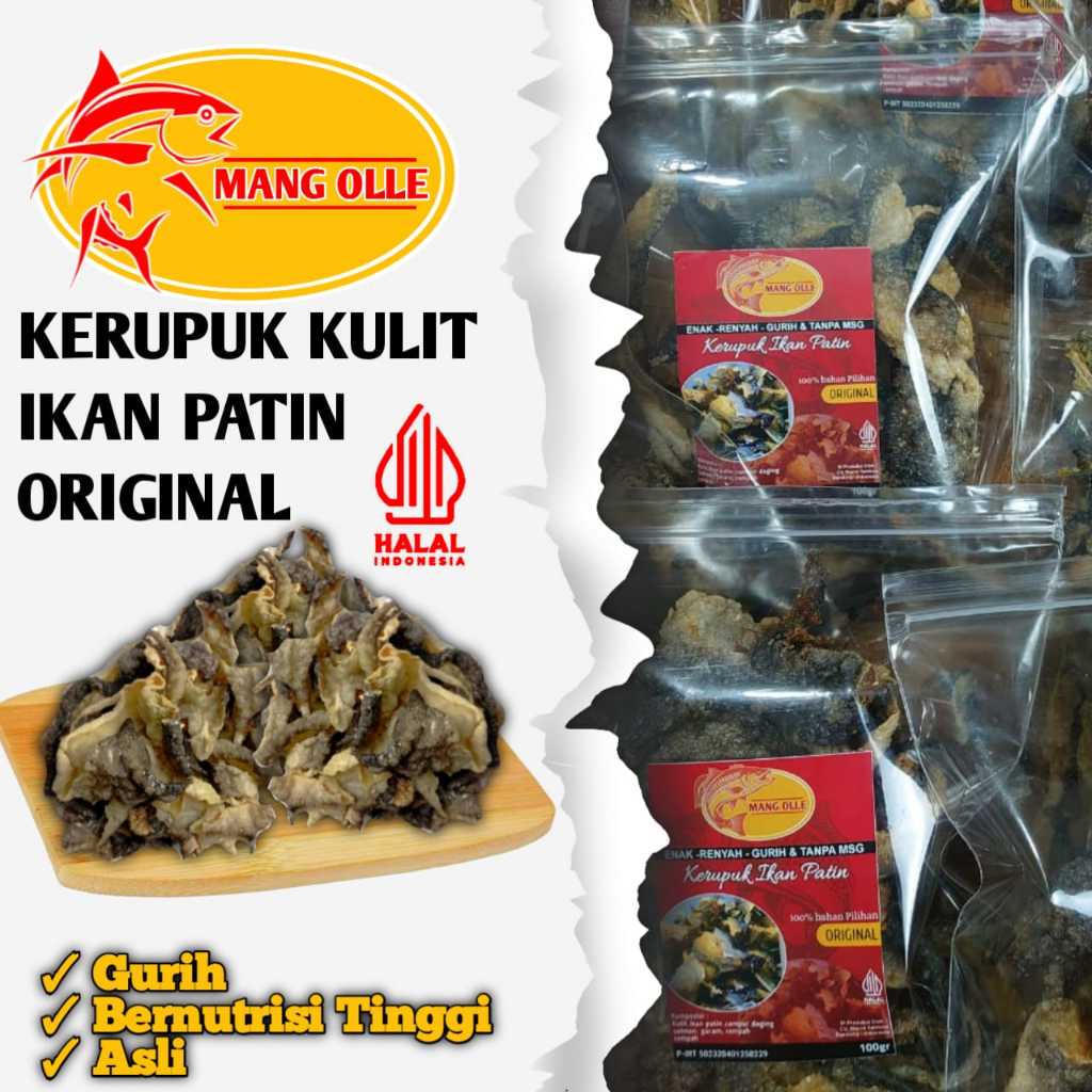 

Kerupuk Kulit Ikan Patin Original 100gr