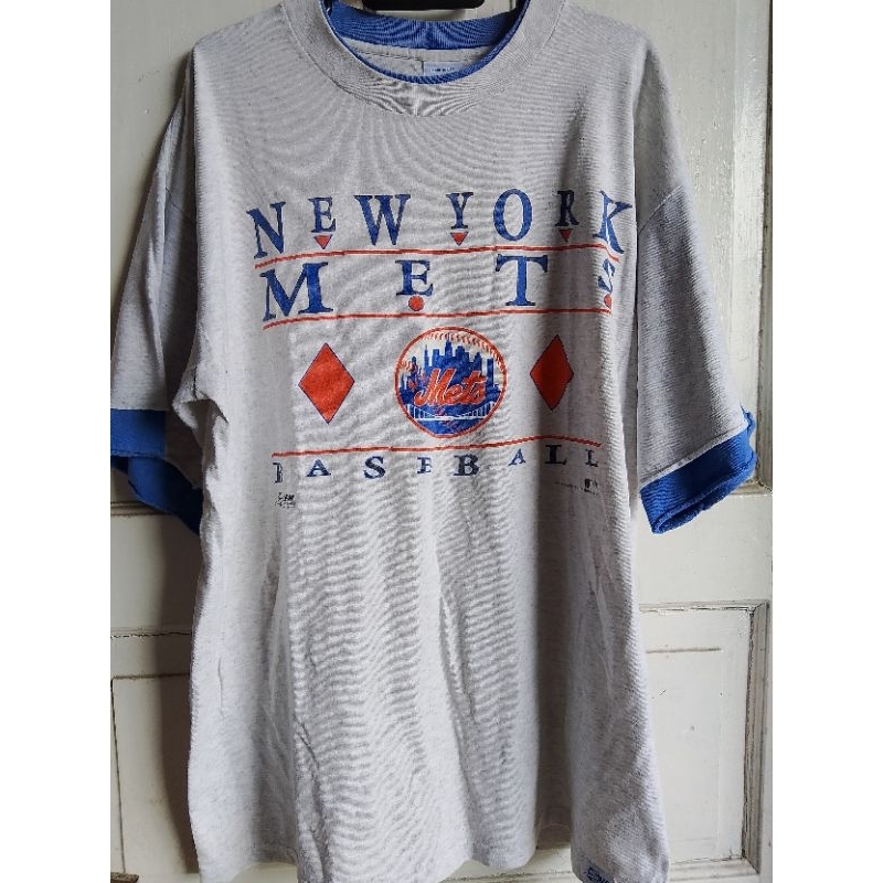 Kaos Tshirt MLB NFL NBA  NY mets Second Vintage