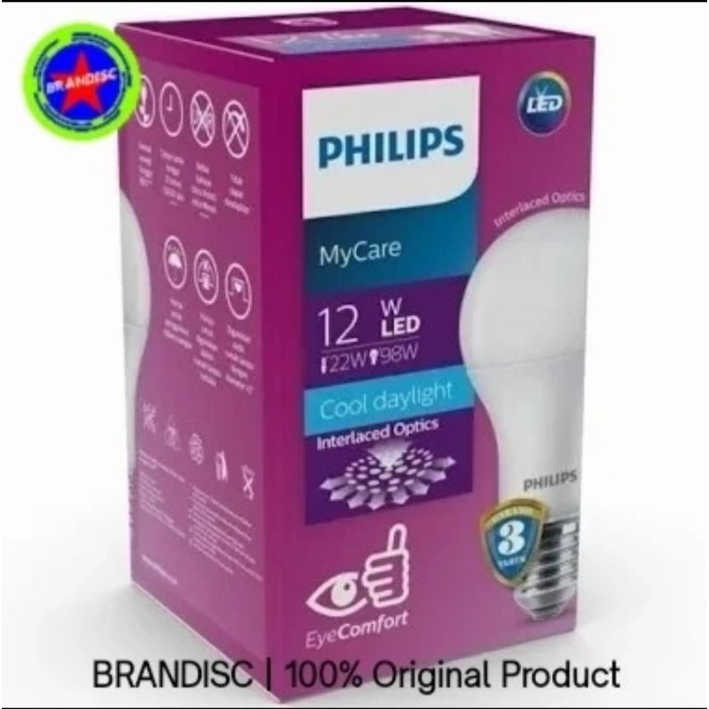 Lampu Bohlam PHILIPS LED 12 watt