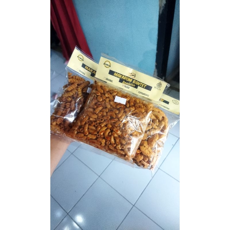 

Makaroni bantet asli 235gr Enak, Gurih dan Nagih