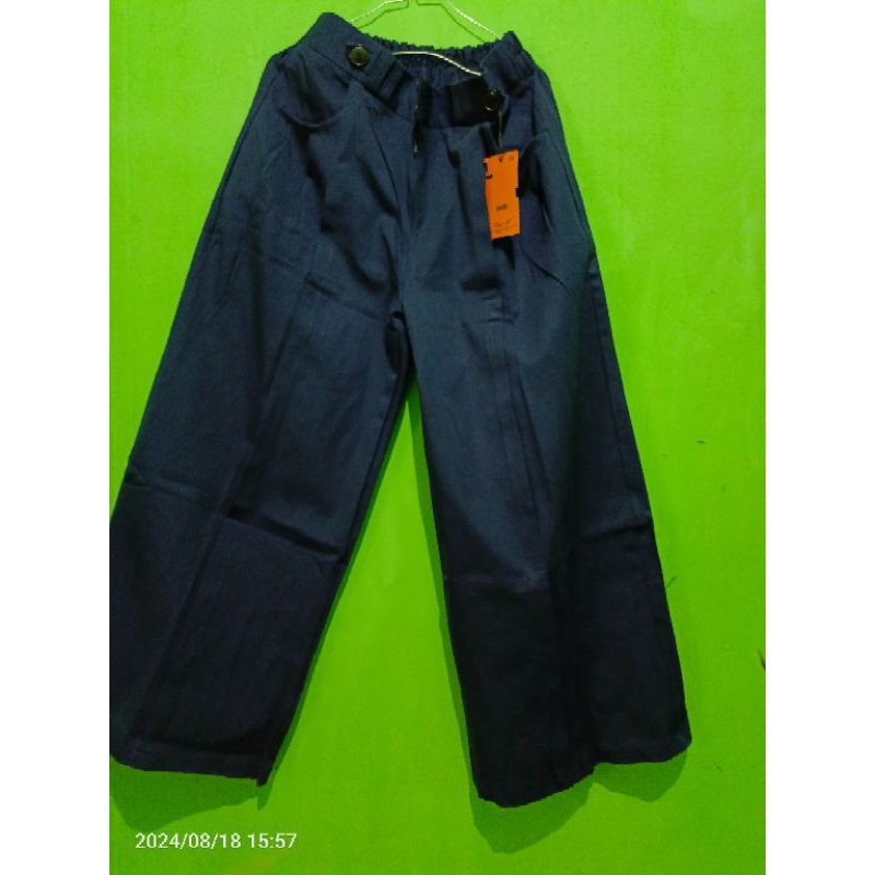 Celana Kulot Gio-F Original biru