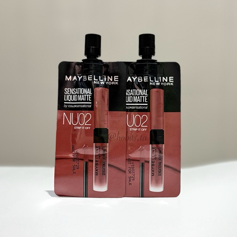 (NEW) MAYBELLINE Sensational Liquid Matte Lip Cream Sachet 2 ml
