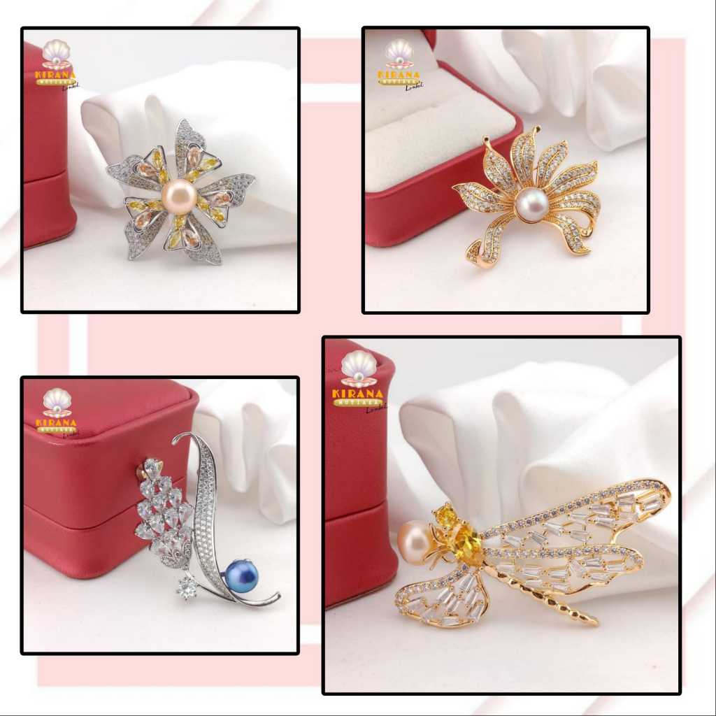 Bross / Pin / Bros Mutiara Lombok Asli / Aksesoris Fashion