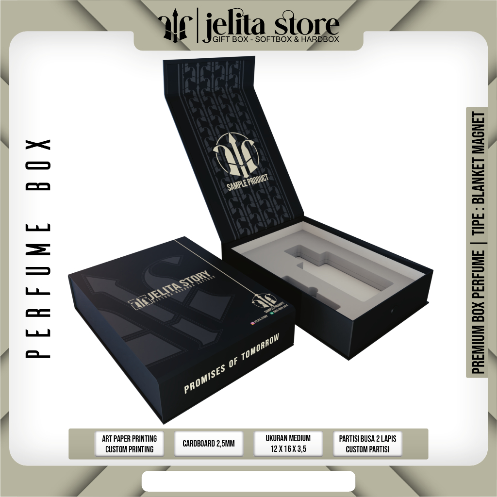 

HARDBOX PARFUME - PERFUME BOX + hard box custom + custom box 12X16X3,5