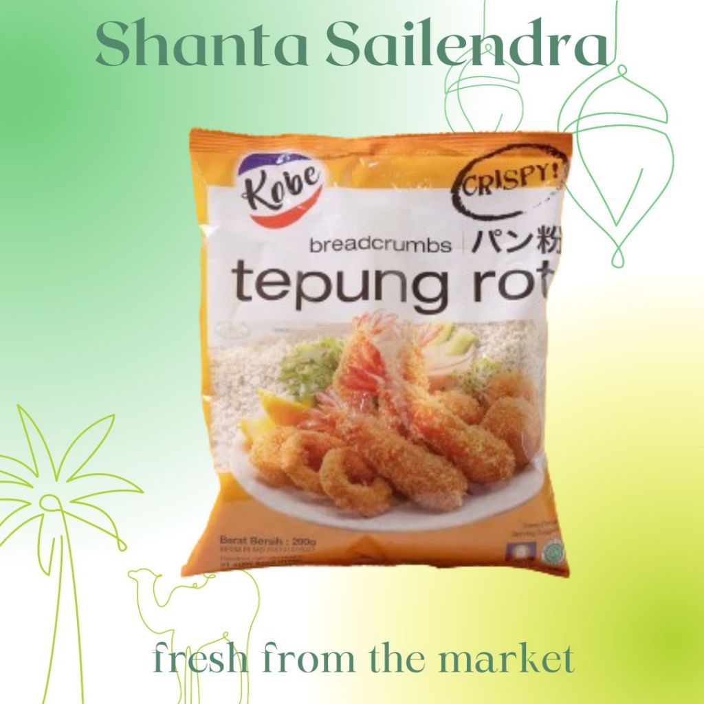 

TEPUNG ROTI KOBE BREAD CRUMBS 300 GRAM