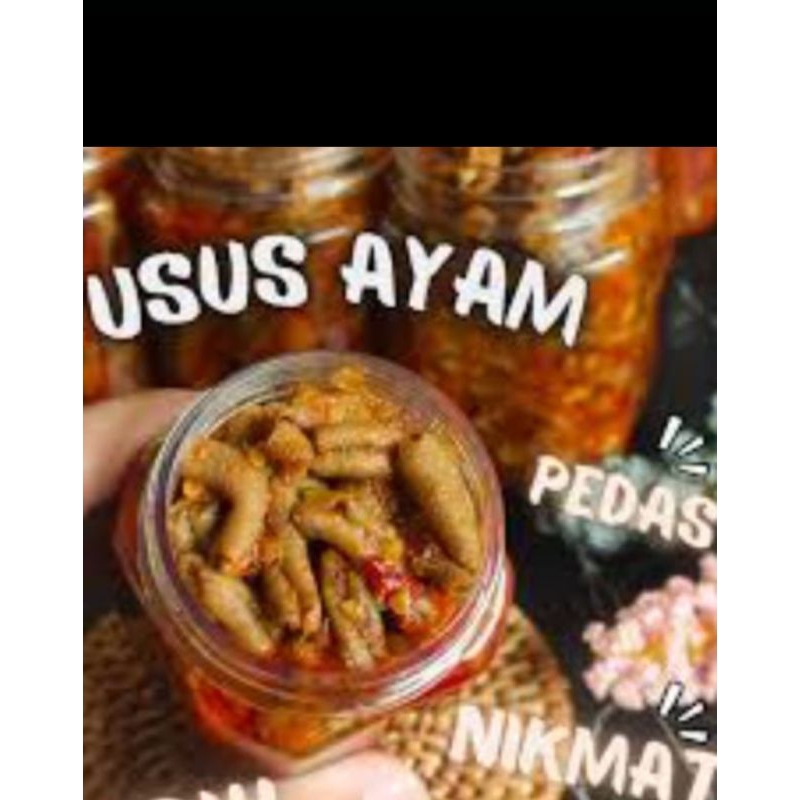 

Sambal usus ayam kemasan botol 150 ml