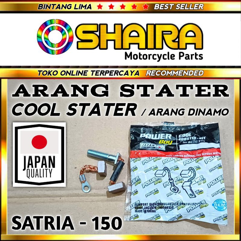 ARANG STATER SATRIA FU 150 / COOL STATER SATRIA FU 150 / ARANG DINAMO SATRIA FU 150 BRUSH SET SATRIA
