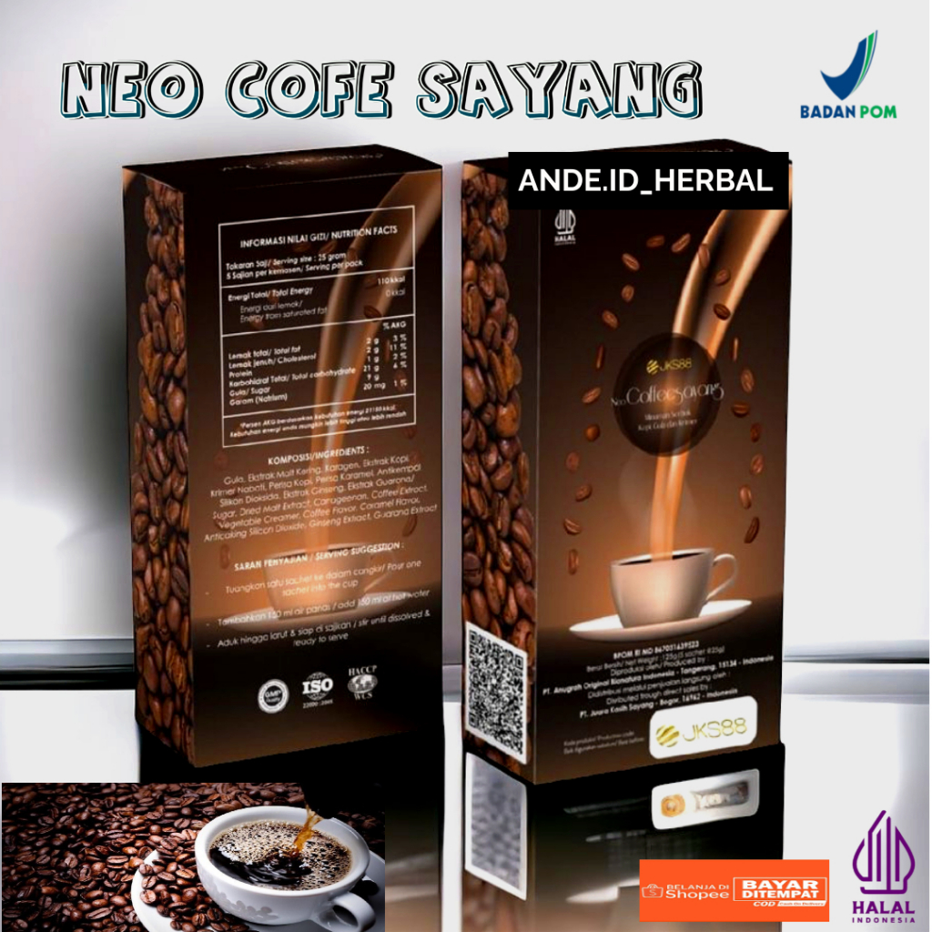 

NEO DISKON | KOPI SAYANG | KEMASAN BARU BERSEGEL KOPI GAUL