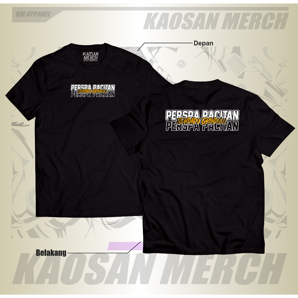 Kaos Suporter Perspa  PacitanTshirt Perspa  Pacitan Cotton combed