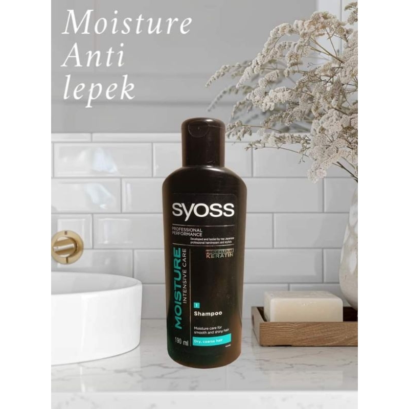 10 botol shampo syoss Anti dandruff,moisture 190 ml