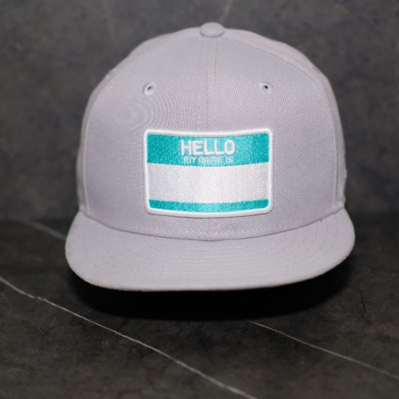 Topi anak youth snapback HELO MY NAME IS NEW ERA