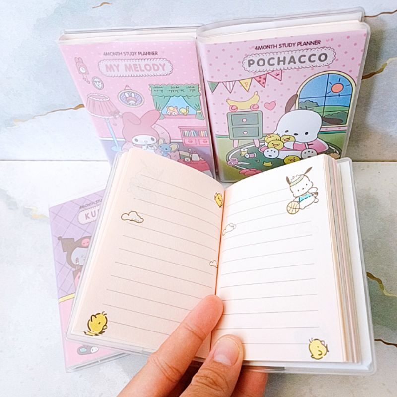 

Notebook Mini Sampul Karakter Sanrio Buku Catatan Jurnal Mini Aesthetic A7 Warna Cerah