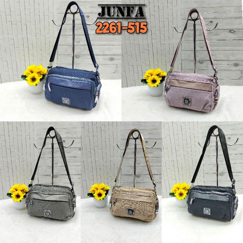 Tas wanita selempang junfa mini bahan nylon 2261-515 Original
