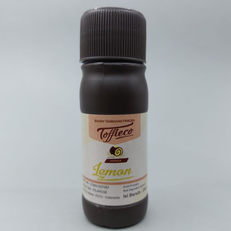 

Toffieco Lemon Flavour 25g - Perisa Essence Tofieco