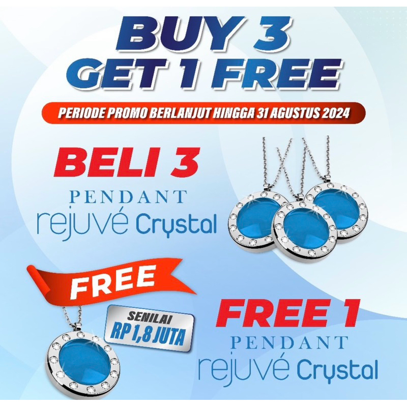 pendant rejuve crystal / rejuve crystal LWG  PROMO MURAH