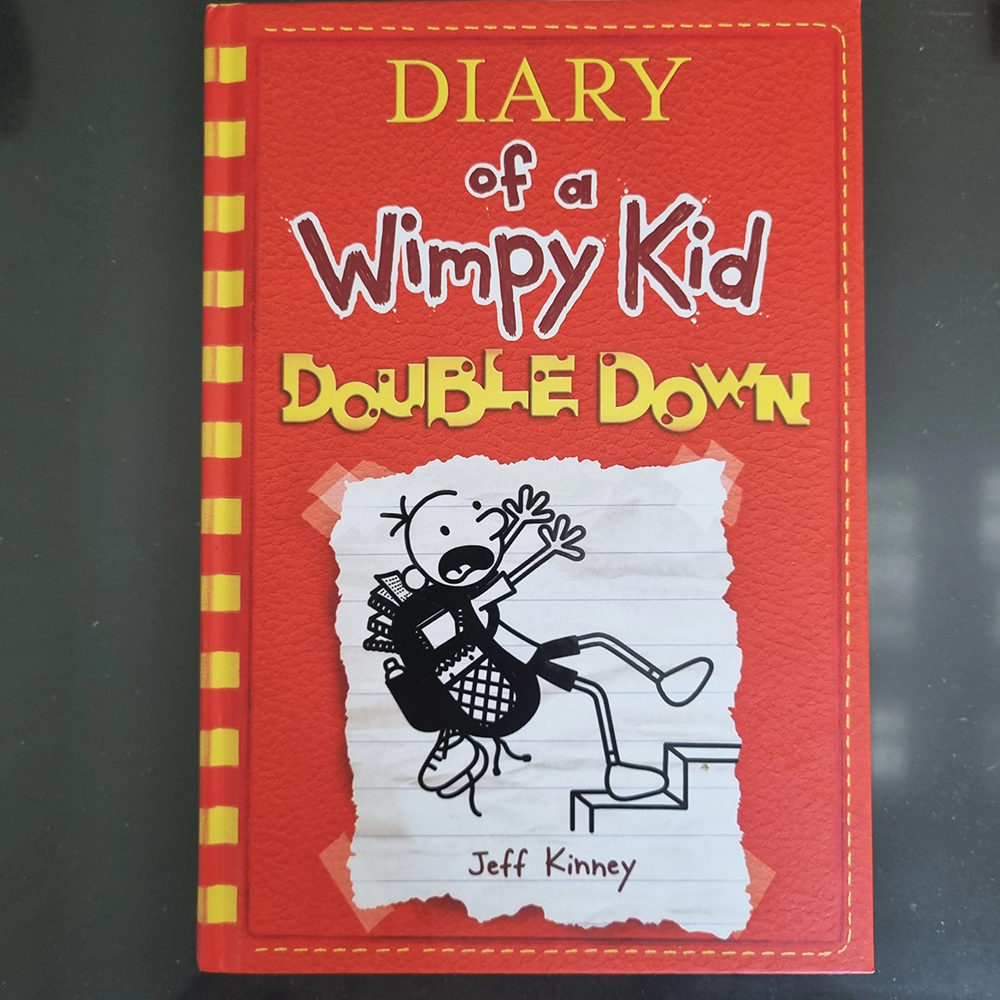 PRELOVED BUKU BAHASA INGGRIS HARDCOVER DIARY OF A WIMPY KID BY JEFF KINNEY