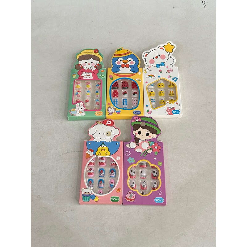 Mainan kuku palsu anak anak / Kuku palsu anak / Nail art anak / Sticker kuku palsu anak