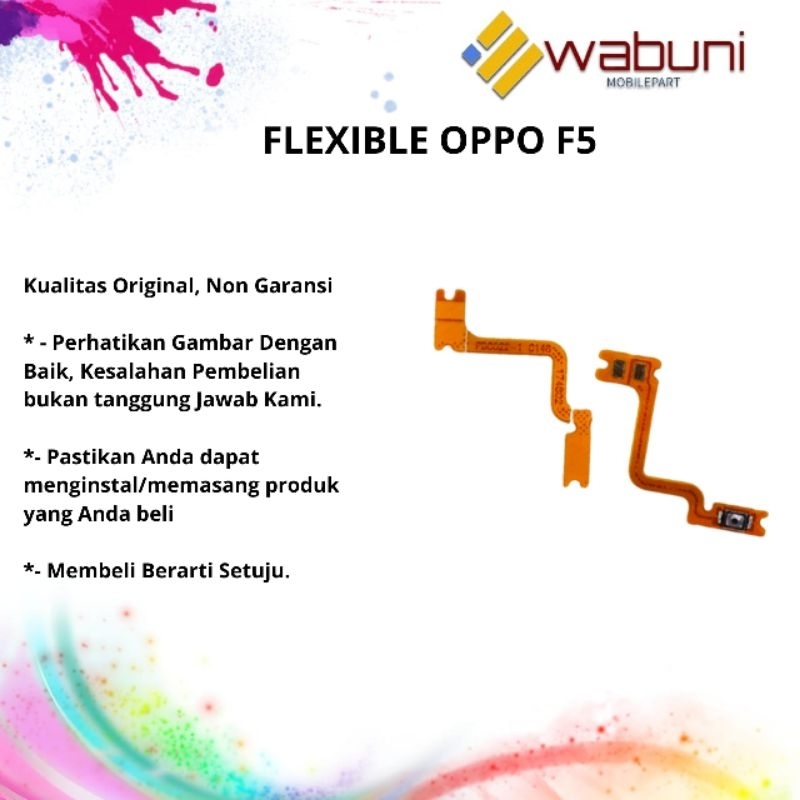WABUNIMOBILEPART FLEXIBLE OPPO F5 + ON/OFF / FLEX ON/OFF OPPO F5