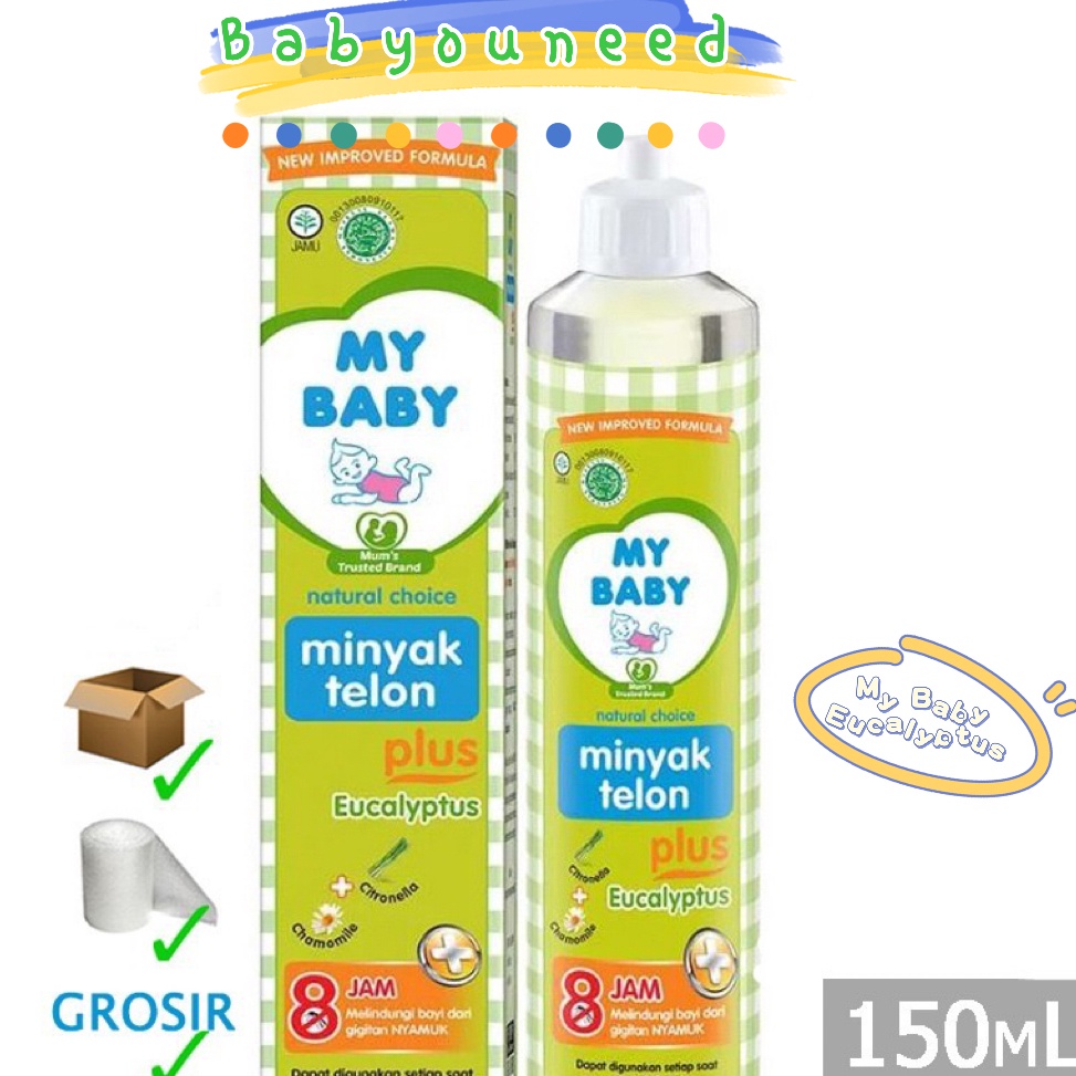 

My Baby Minyak Telon Plus Eucalyptus 15mL 15 mL Chamomile Citronella 7MNC94689