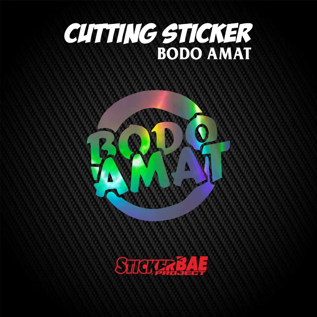stiker cutting ~ stiker bodo amat stiker motor kata kata keren