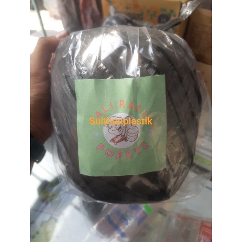 

Tali Rafia 500gr/600gr Warna Hitam