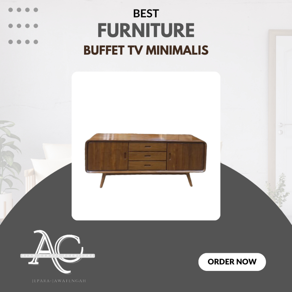 Buffet Tv Buffet Minimalis Buffet Jati Minimalis