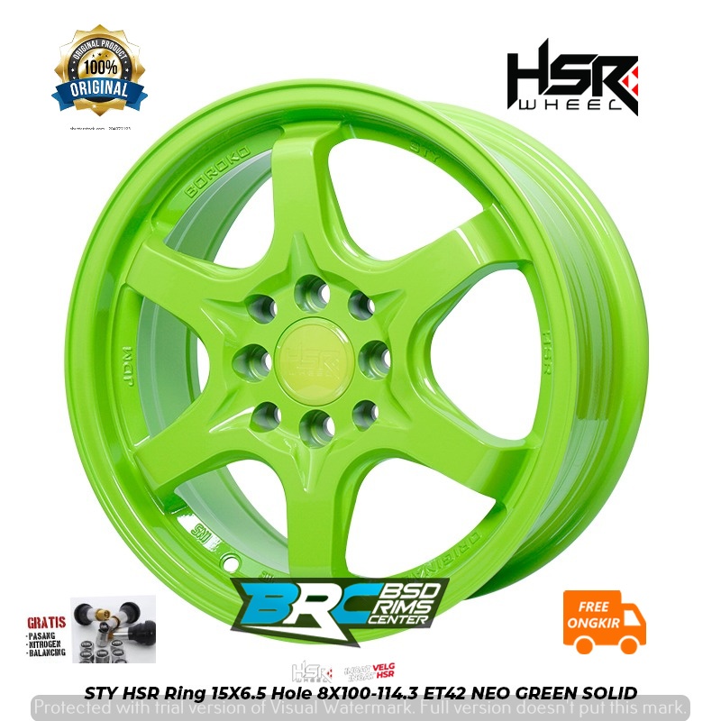 VELG HSR STY RING15 PAS BUAT MOBIL Cefiro, Evalia, Grand Livina, Latio, Livina,Grand Avega, Getz, Ma