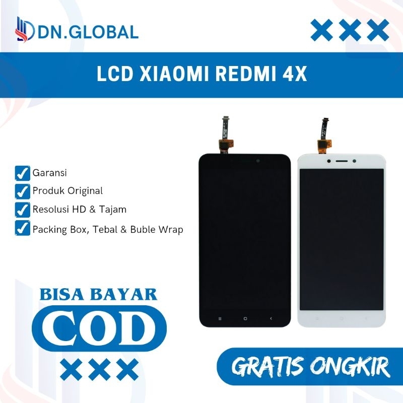 Lcd Xiaomi Redmi 4x Original Fullset Touchscreen
