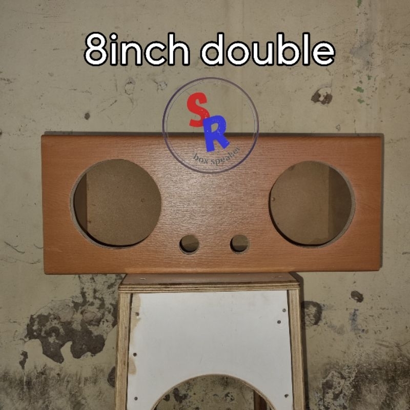 box speaker 8 inch double (harga satuan)