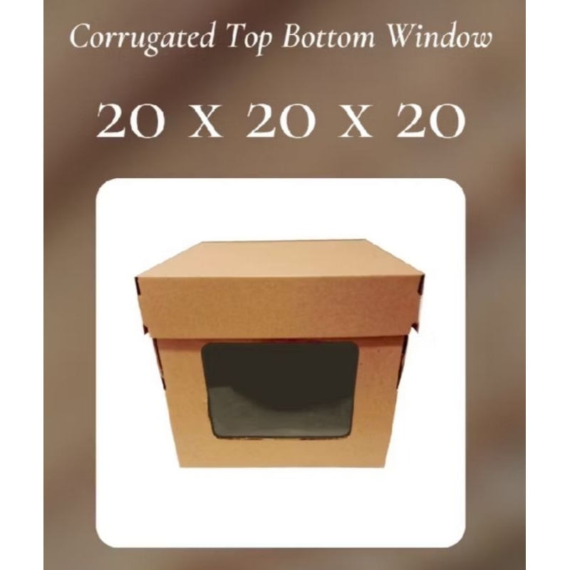 

box kardus kotak kue mika 20x20x20