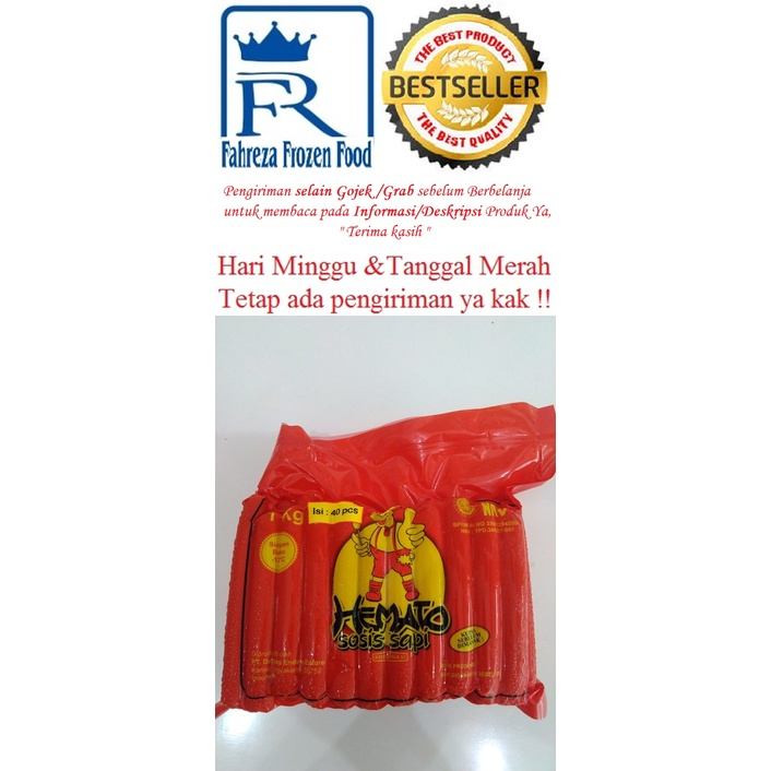 

Hemato Sosis Sapi 1KG Isi 40 Harga Promo