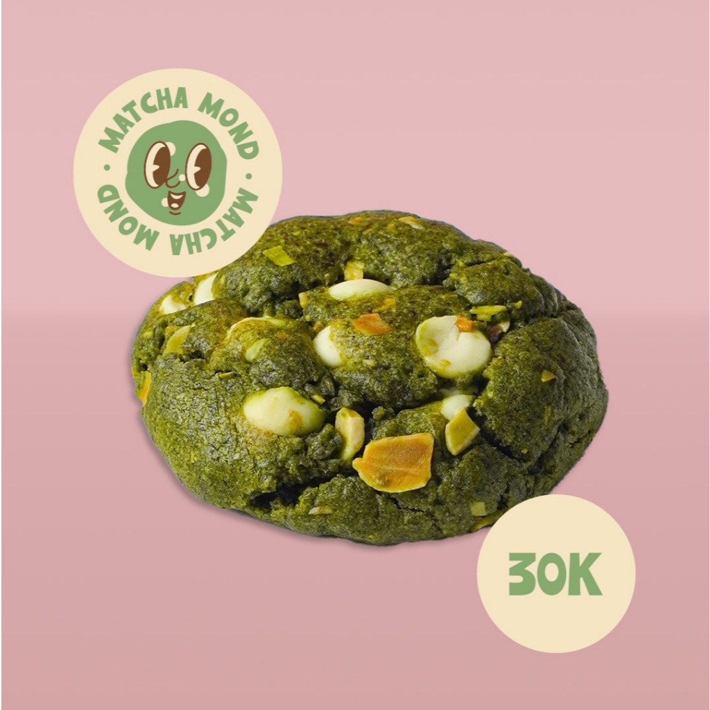 

Matcha Mond Soft Cookies - Cookies Matcha | Soft Cookies | Cookies Chewy | Matcha | Almond