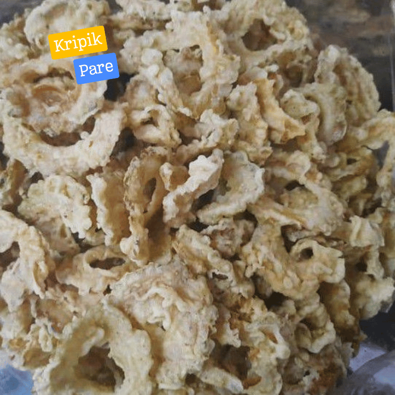 

keripik pare TERLARIS! krispi kripik pare crispy 1kg terlaris