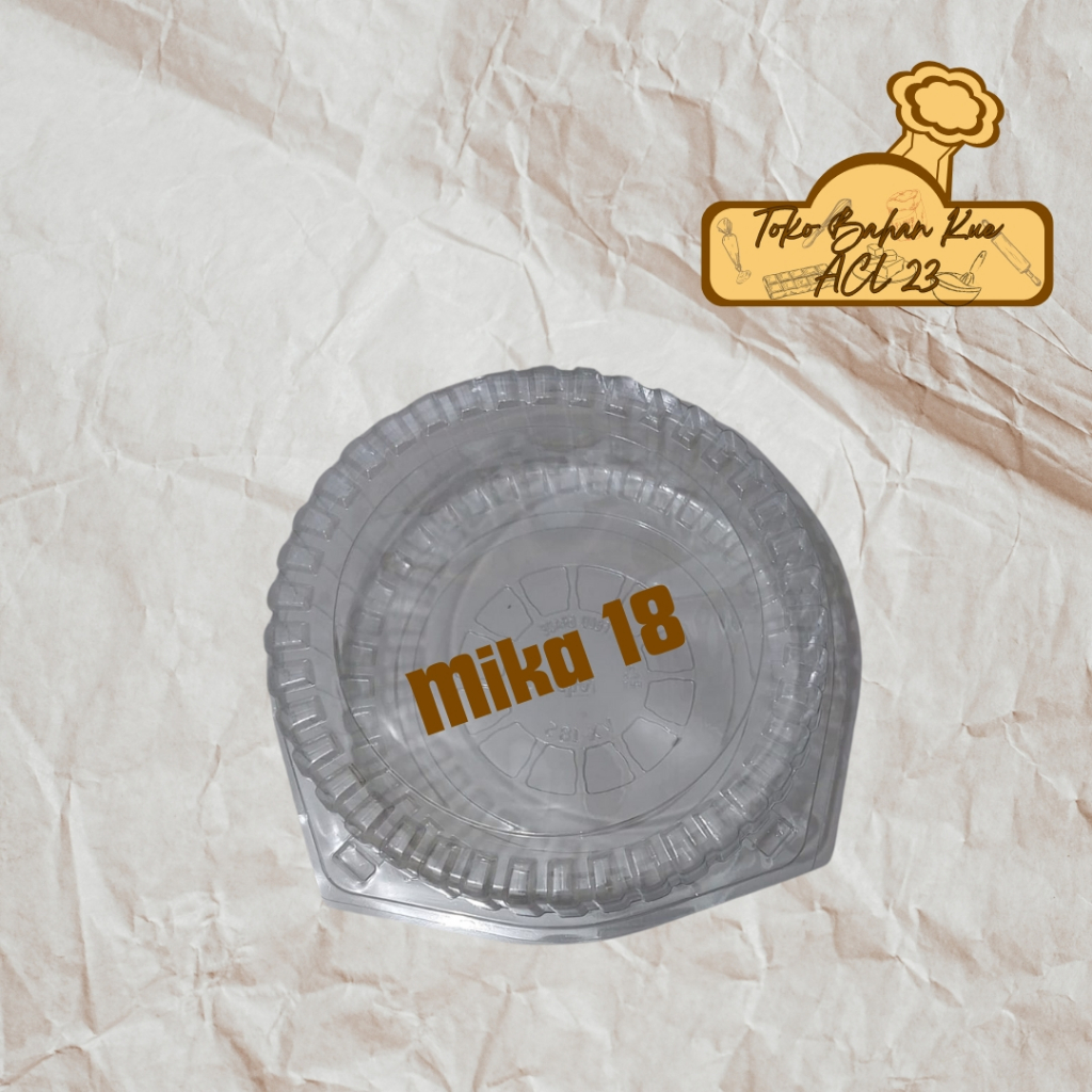 Mika Bulat VIP/Mika VIP Bulat/Mika Chiffon/Mika Bolu Bulat/Mika Sifon Bulat 18cm 22cm 25cm VIP