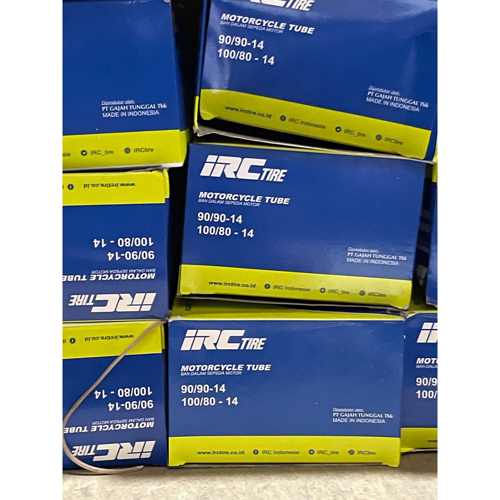 [1 PCS] BAN DALAM IRC 90/90 14 100/80-14 ASLI IRC BAN DALAM BELAKANG BEAT VARIO 125 BAN DALAM MOTOR 
