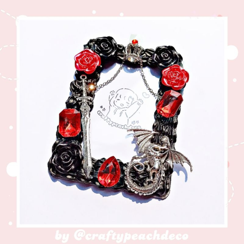 [READY STOCK/CUSTOM] Toploader Deco Cream PREMIUM Kpop Anime Resin Clay Decoden Photocard PC Crystal
