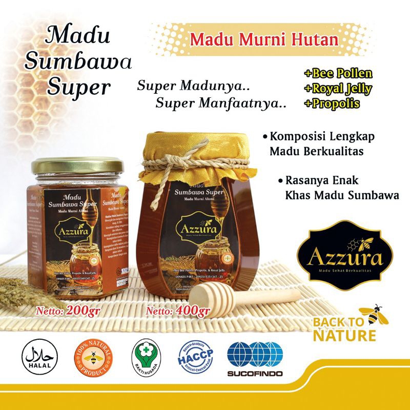 

MADU AZZURA_MADU SUMBAWA SUPER | MADU MURNI ALAMI | MADU HUTAN ASELI