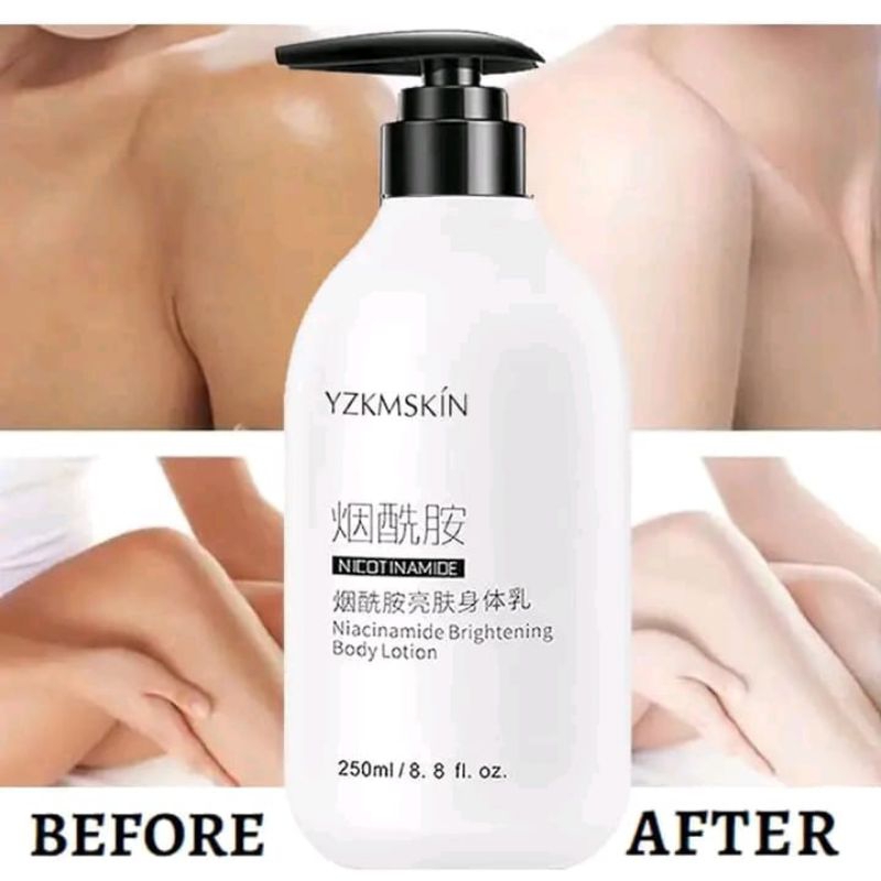 Brightening body lotion yzkmskin mencerahkan dan memutihkan