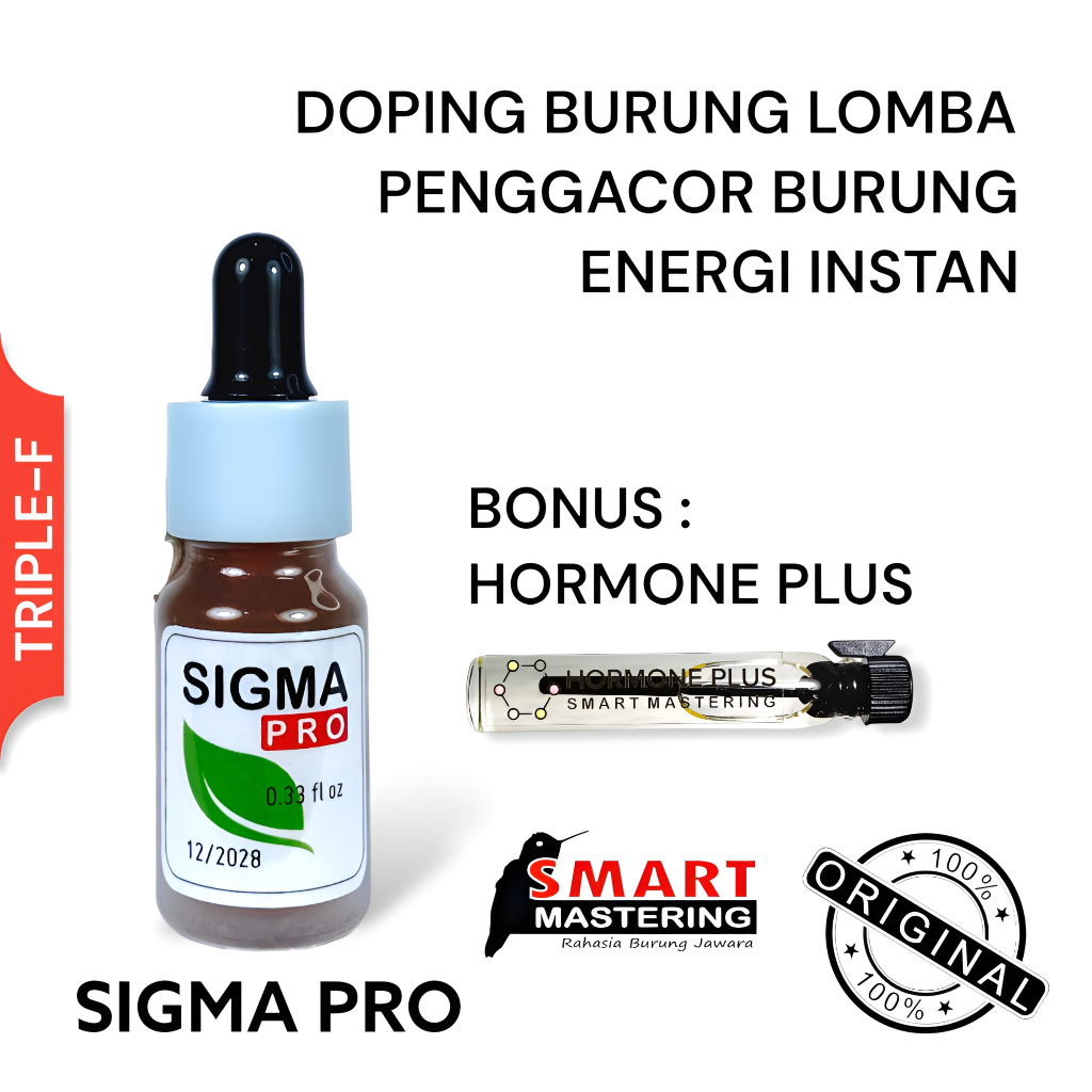 SIGMA PRO Vitamin Penggacor Burung Murai Batu (Terbaik, Best Seller, Formulated for Expert Use Only)