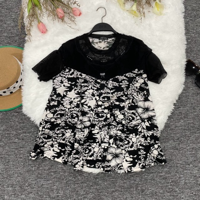 48K SHOP-Atasan wanita / baju wanita / blouse wanita / blouse hitam putih / blouse murah / blouse pr