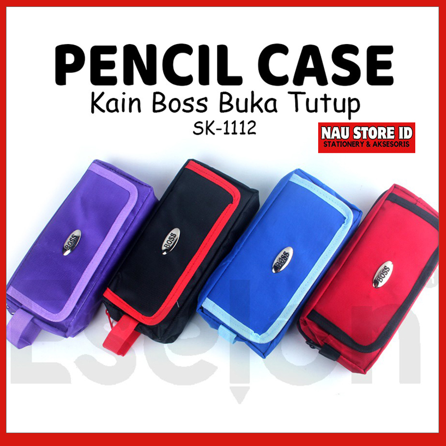 

KOTAK PENSIL RESLETING POLOS / Kotak Pensil Kain Polos POLO / Tempat Pensil Office Kain - ATK - NAU STORE ID