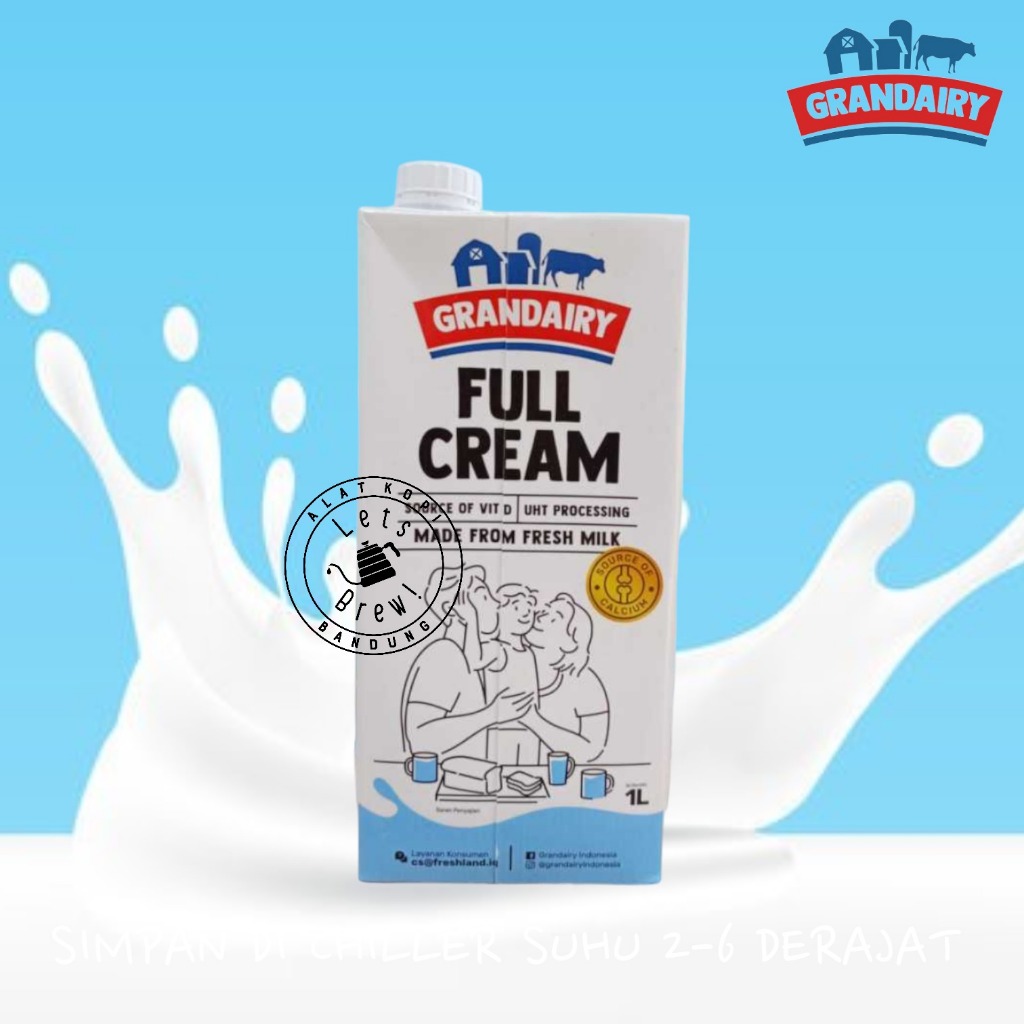 

Susu UHT Full Cream Grandairy (1 Liter)