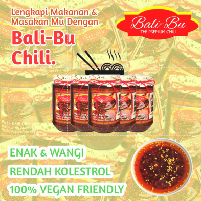 

Vegan Chili Oil Enak Pedas Sedang Rasa Nikmat Balibu Chili Oil