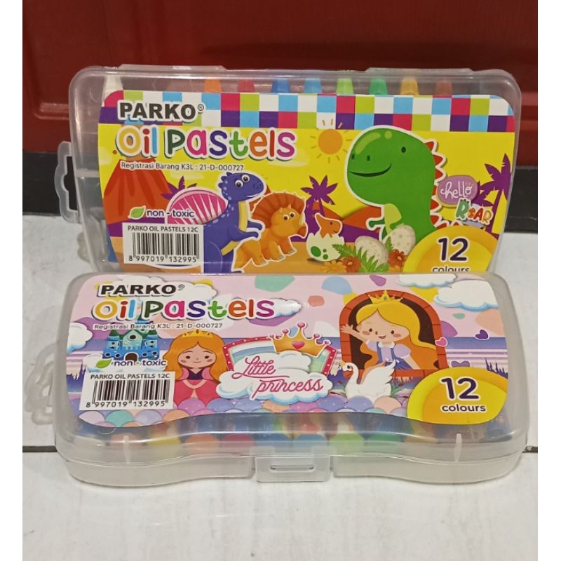 

KRAYON MURAH PARCO OIL PASTEL CRAYON 12 COLOR/WARNA